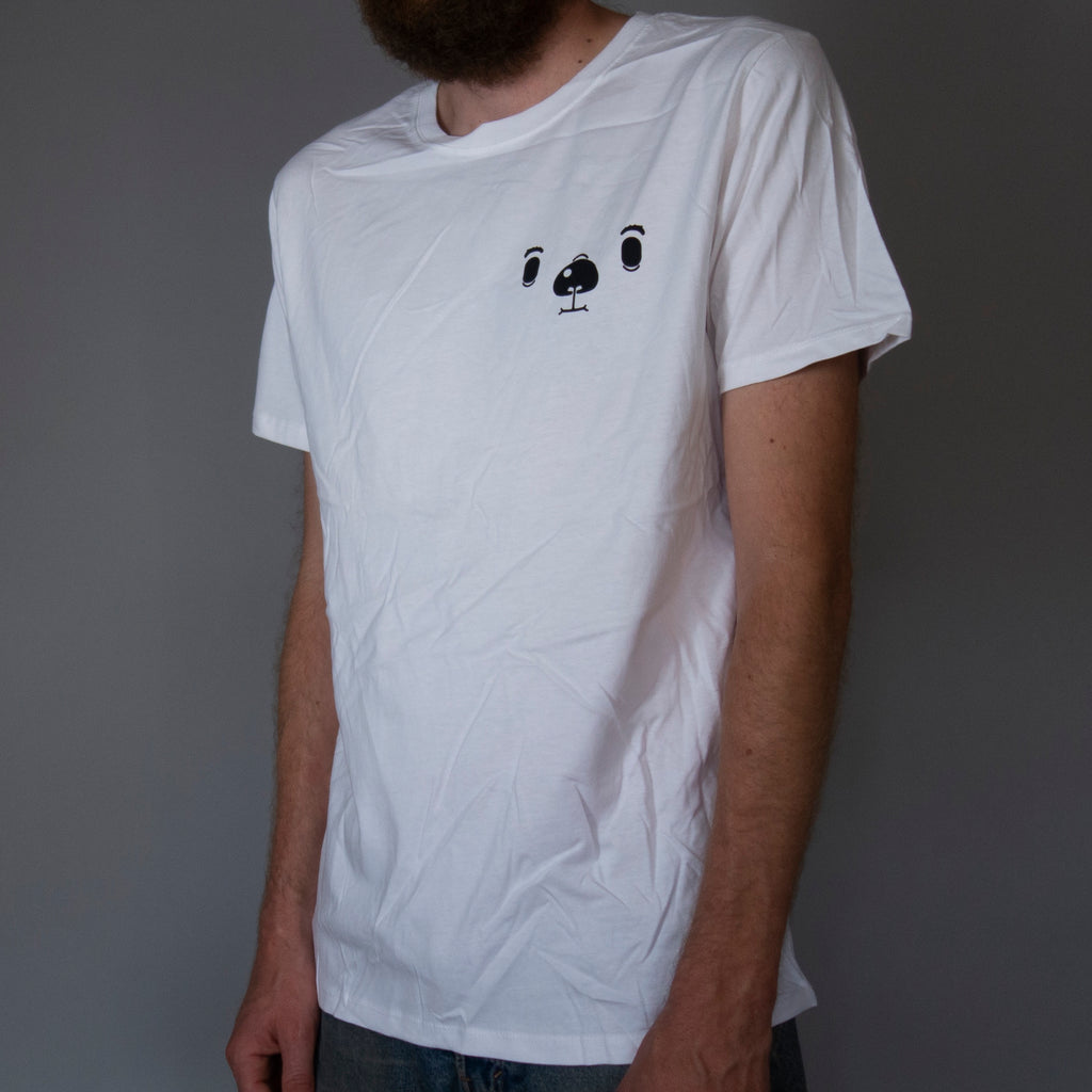 T-shirt vit - liten björn