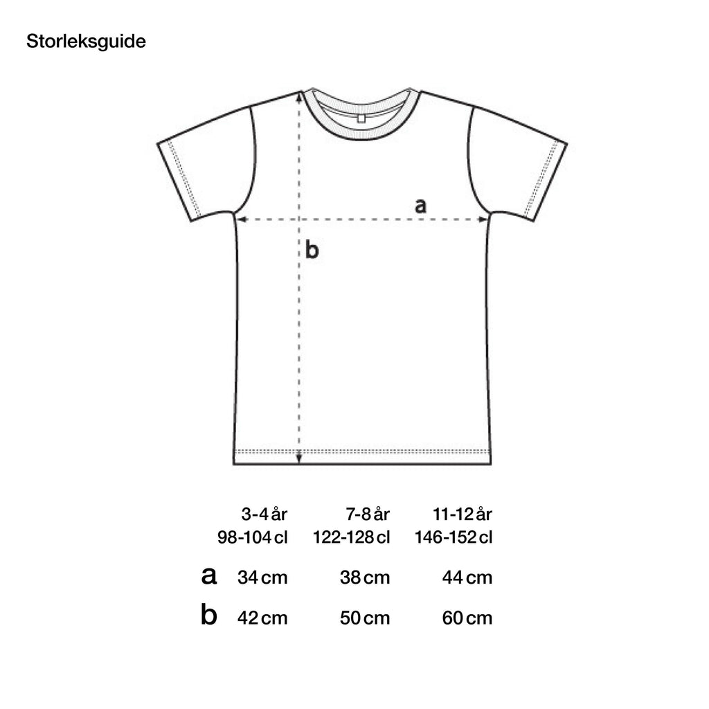 Barn T-shirt vit