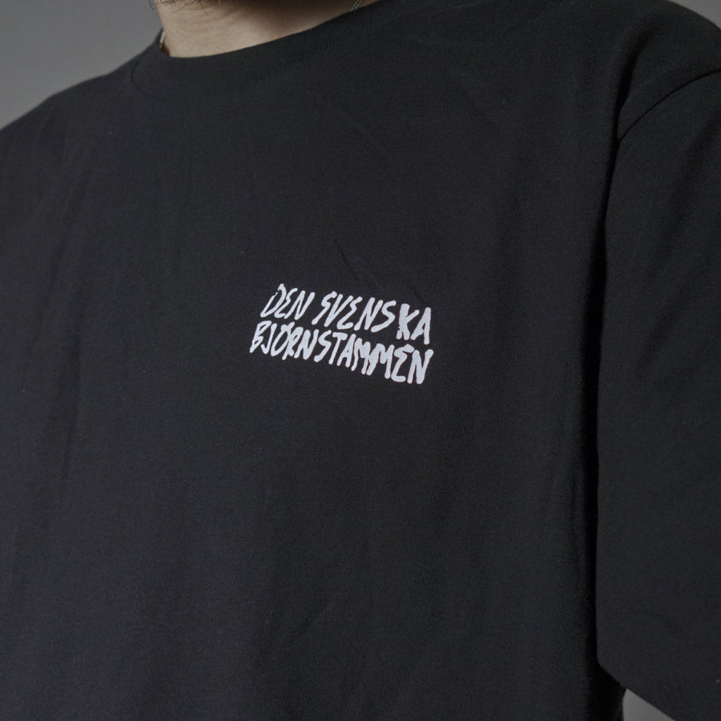 T-shirt svart - Den svenska björnstammen