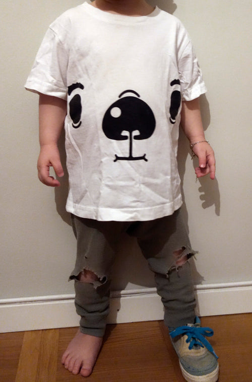 Barn T-shirt vit
